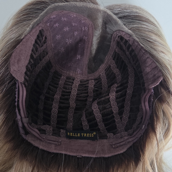 Belle Tress Laguna Beach Raw Sugar Blonde Wig Heat Friendly Medium Length Wavy - Picture 8 of 12